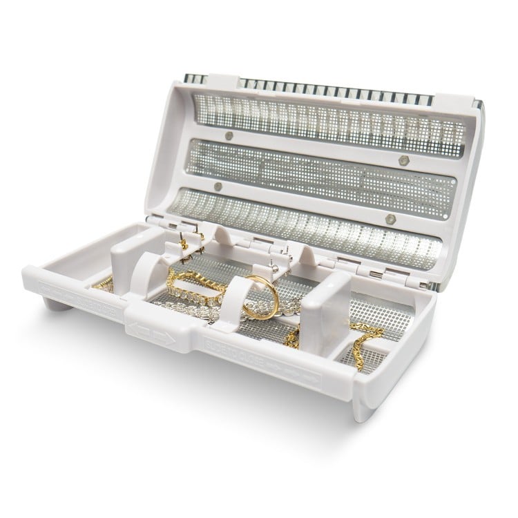 Gem Daddy open with jewelry in it facing left
