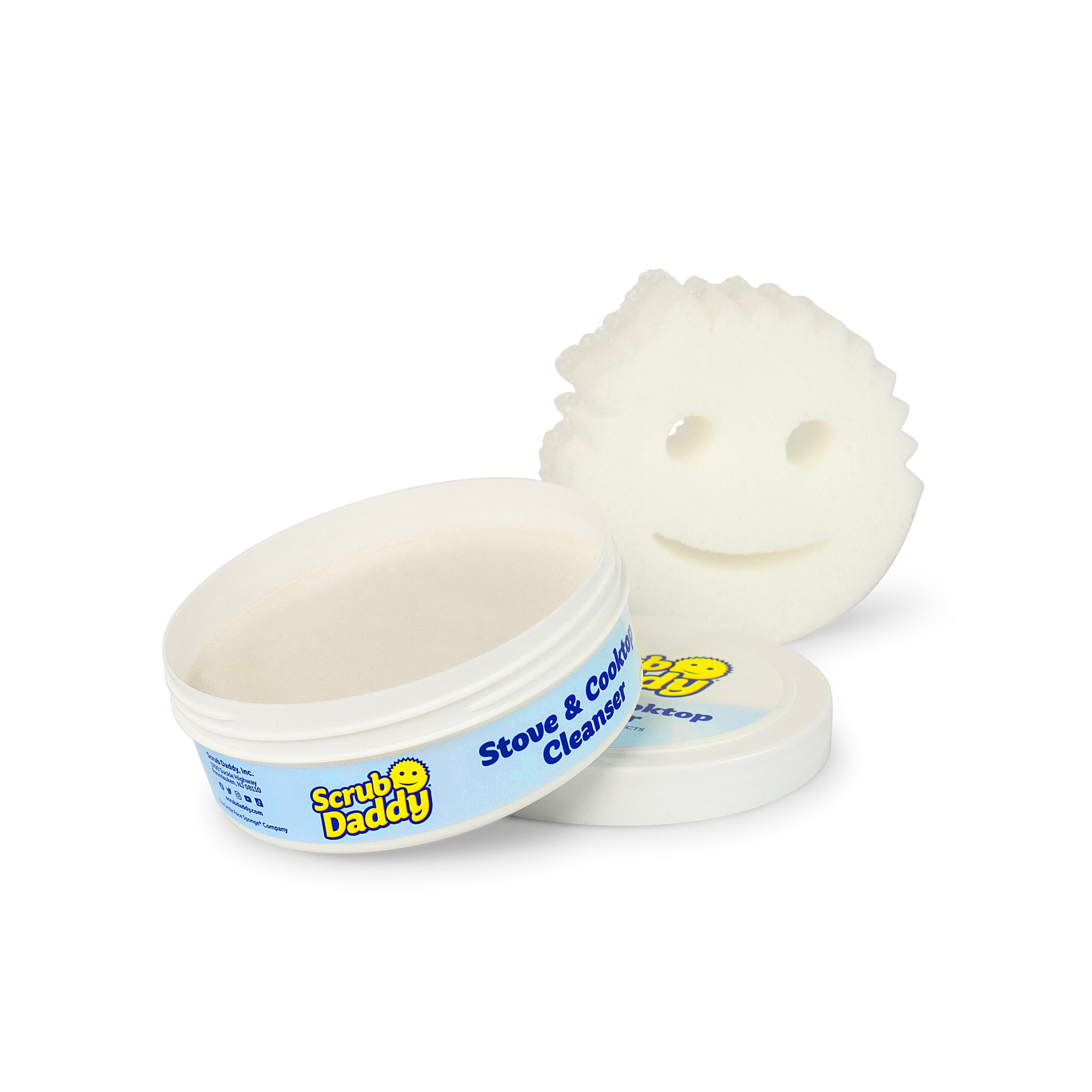 Stovetop Cleanser and Scrub Mommy stacked
